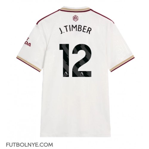 Camiseta Arsenal Jurrien Timber #12 Tercera Equipación 2025-26 manga corta